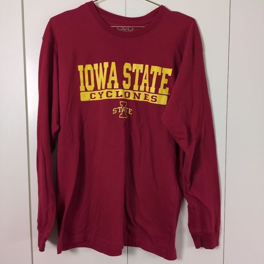 NCAA Iowa State Cyclones Large Men's Crew Neck Long sleeve OVB Old Varsity Brand
